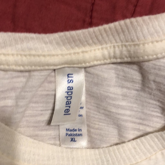 Girls tie front tank top. Cream colored. Beachy casual. Size 14/XL. - Picture 4 of 4